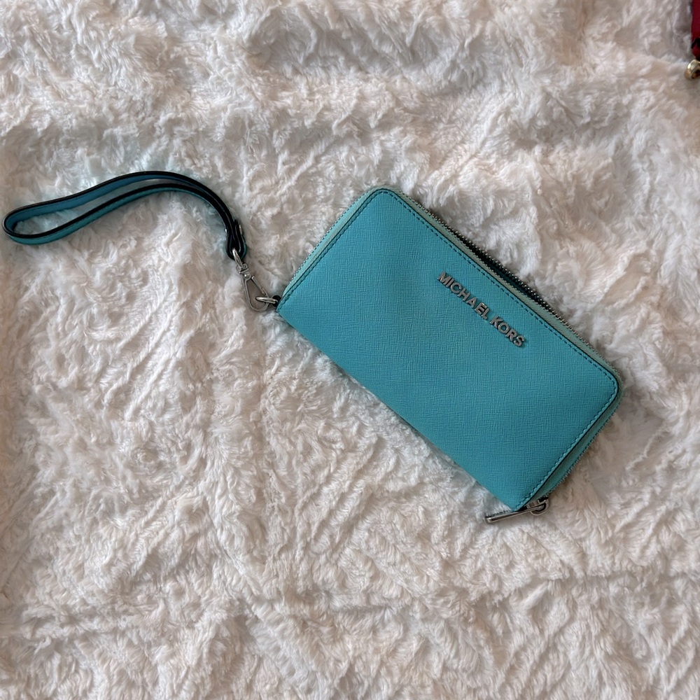Michael kors tiffany blue wallet